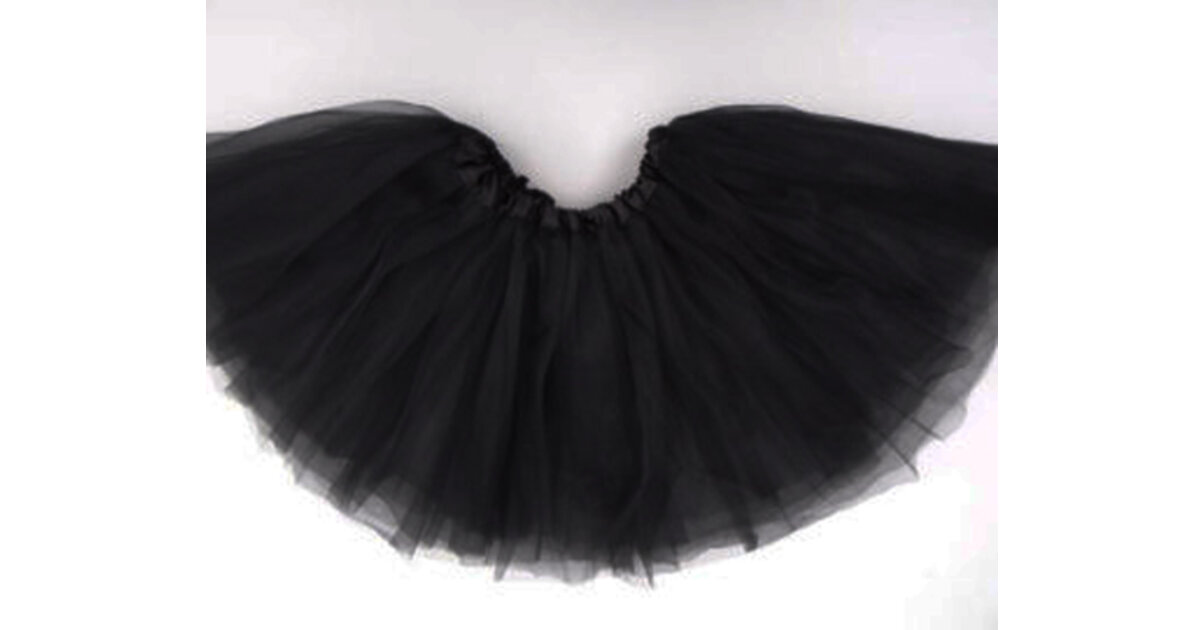 Jupe Noire En Tulle Et Polyester 'La Mode Est à Vous' - Taille 44 - Longueur Genou - Occasion En Très Bon état